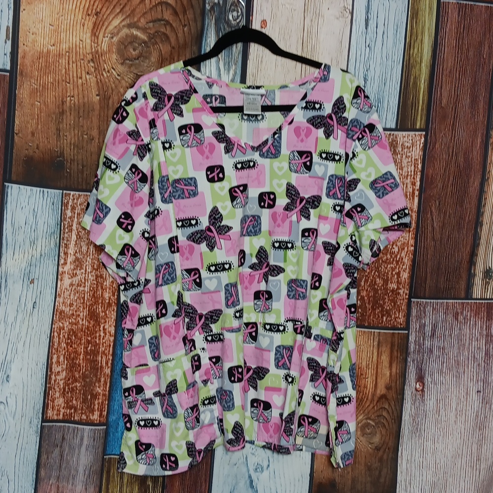 Scrub Star Top